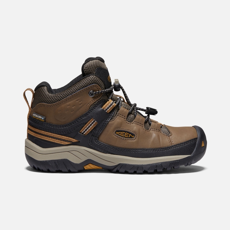 Keen Targhee Waterproof Boots - Kids' Gold Brown Boots